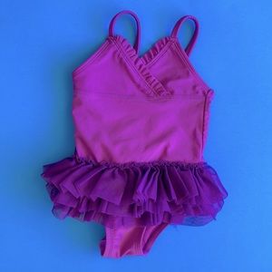 Girls Swimsuit Purple 12 months